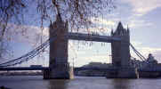 A closer view of The Tower Bridge