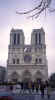Great view of the front of Notre Dame