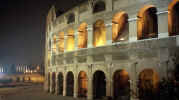 Our first view of the Colisseum