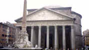 The Pantheon and Egyptian obelisk